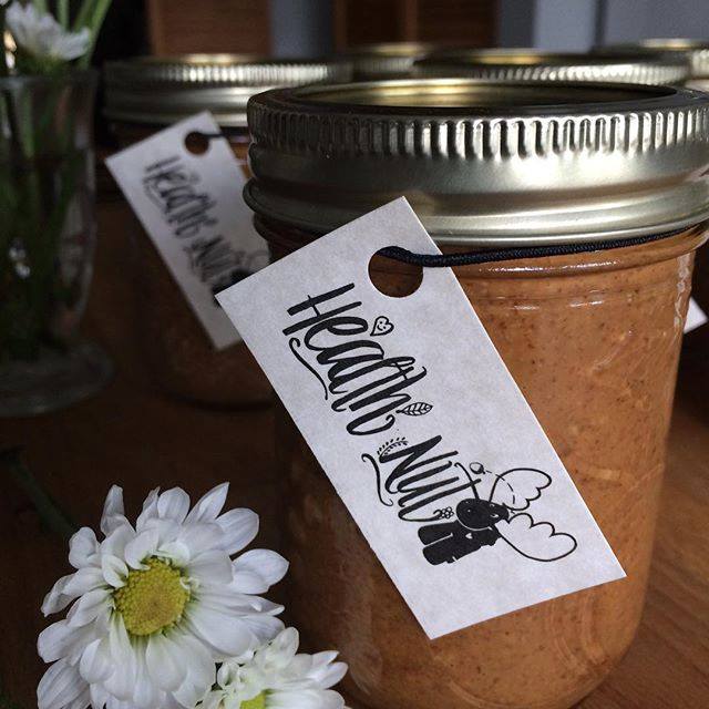 Health Nut logo design - Jar