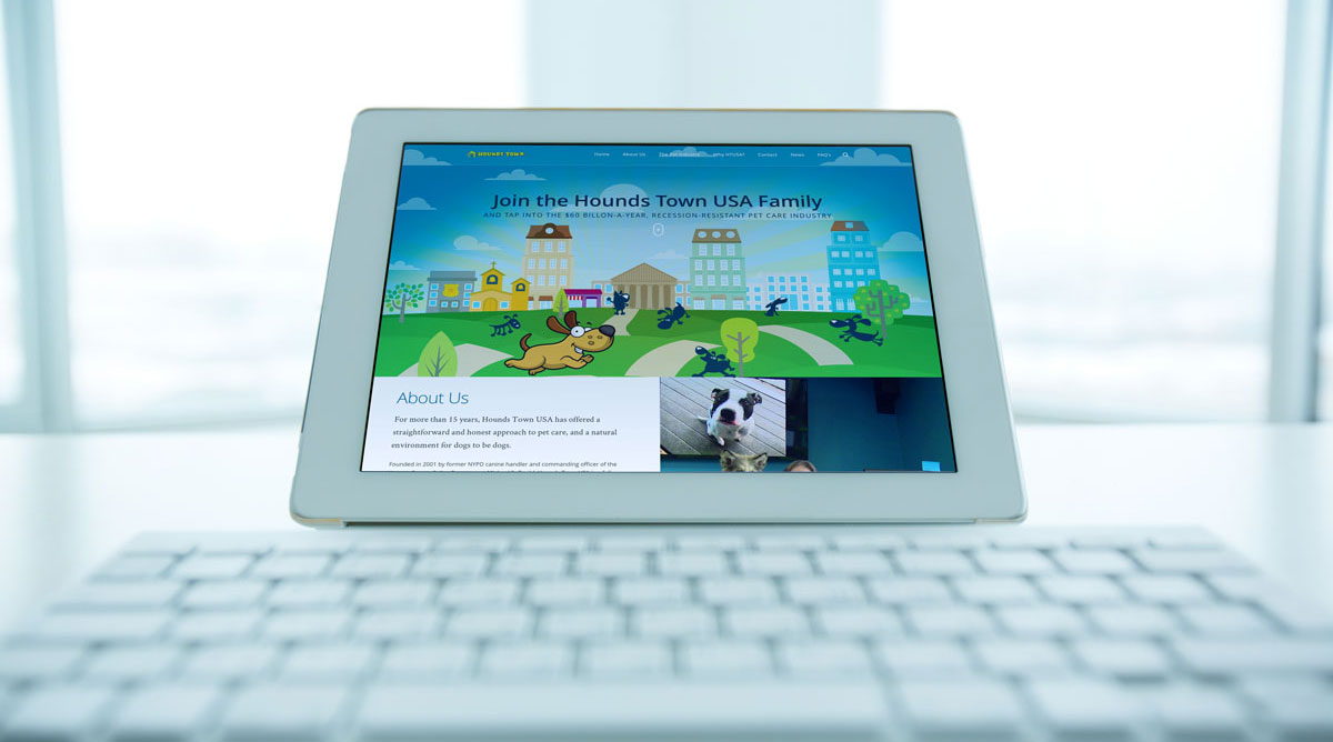 Hounds Town Franchising - Website Design